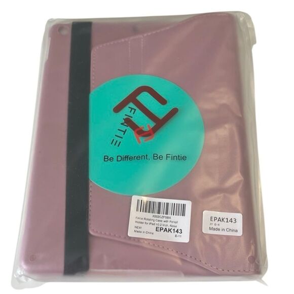 Ipad Rotating Case with Pencil Holder for 10.2 Inch Ipad Rose New - Picture 7 of 12